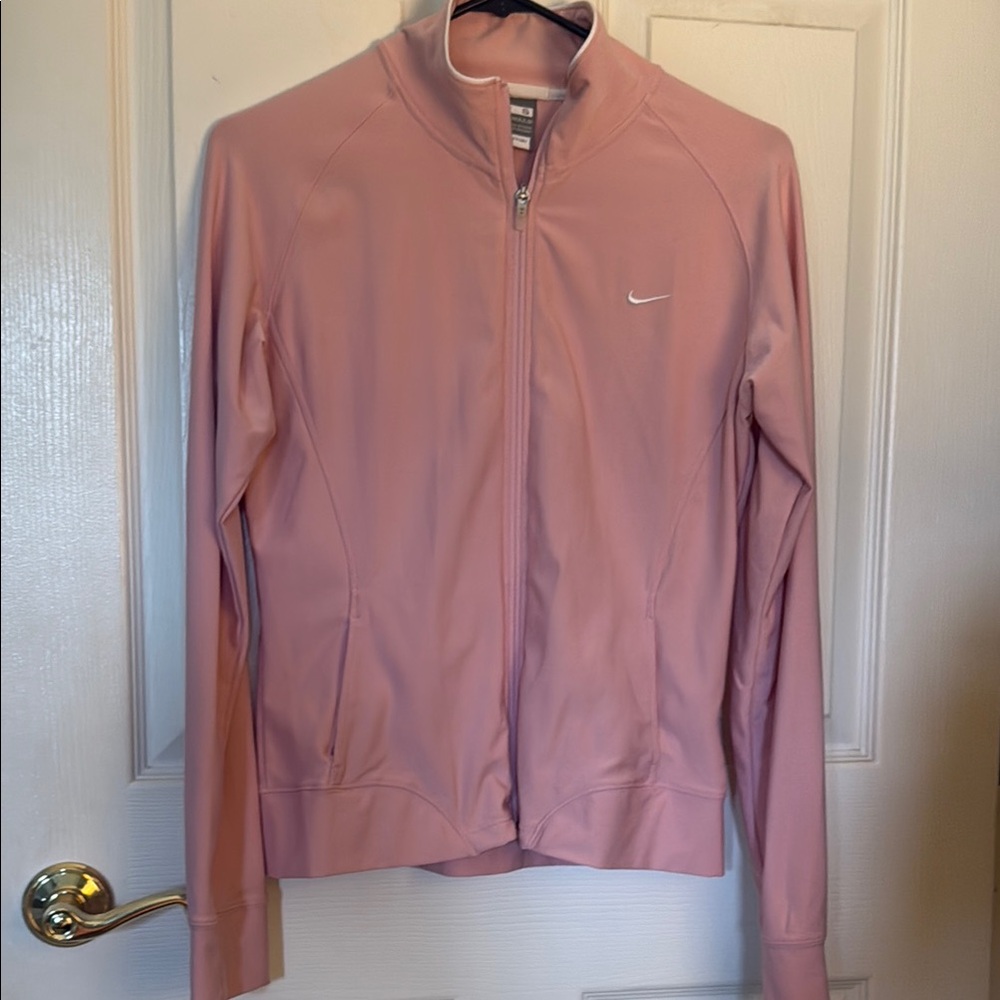 Nike Pink Athletic Jacket with full zip - sz Small